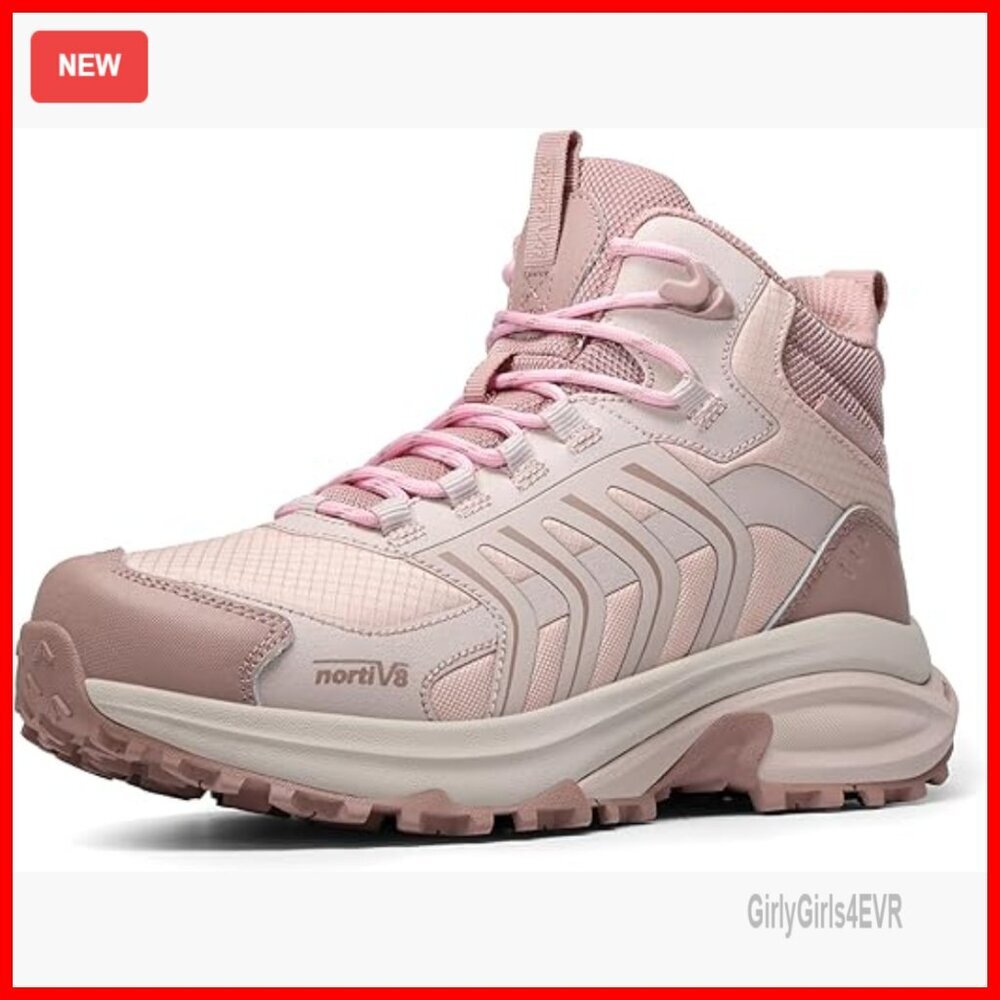 Women's Waterproof Hiking Boots Lightweight Non-Slip Ankle Boots Outdoor